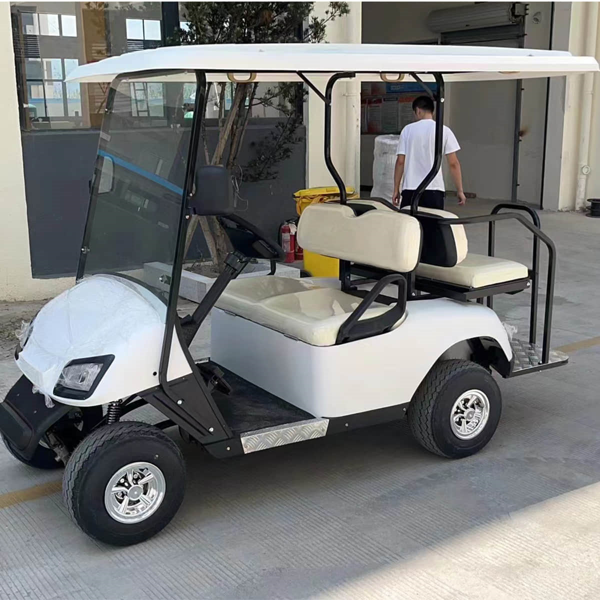 2+2 passenger golf cart